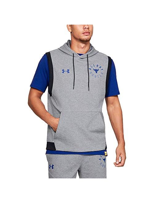Under Armour Men's Project Rock Double Knit Sleeveless Hoodie