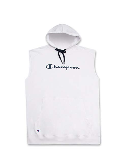 Champion Big and Tall Mens Sleeveless Popover Hoodie - Gym Workout Mens Hoodies