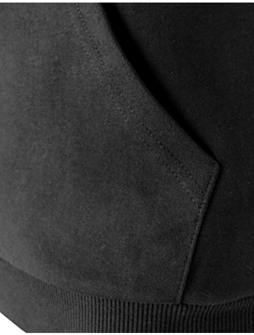 BCPOLO Men's Casual Zip-Hoodie Vest Cotton Sleeveless Zip up Hoodie Vest