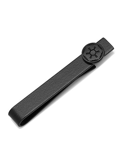 Cufflinks, Inc. Star Wars Satin Black Imperial Symbol Tie Bar, Officially Licensed