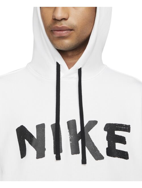 Nike Men's Sportswear Club Tape Logo-Print French Terry Fleece Hoodie