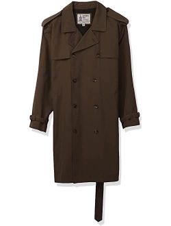 Plymouth Double Breasted Belted Micro Twill Light Lined Trench Coat