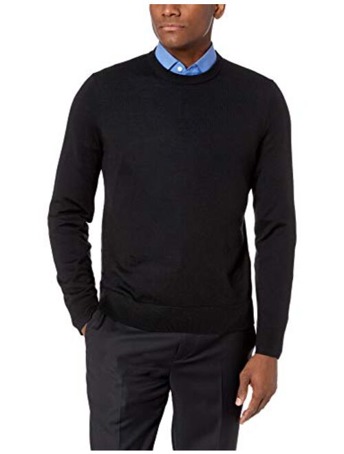 Buttoned Down Men's Italian Merino Wool Lightweight Cashwool Crewneck Sweater