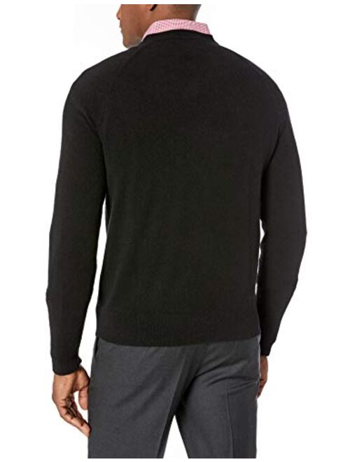 Buttoned Down Men's Cashmere V-Neck Sweater