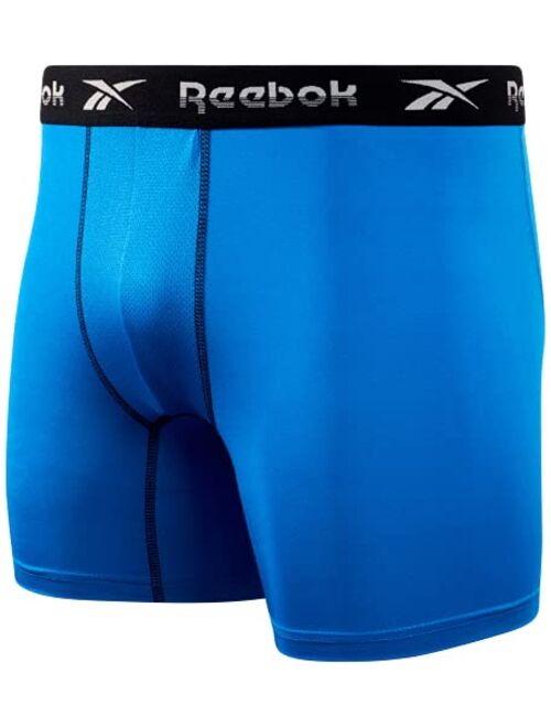 Buy Reebok Men's Underwear Performance Boxer Briefs (4 Pack) online