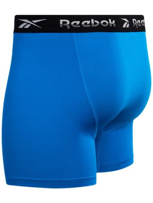 Reebok Men's Underwear - Performance Boxer Briefs (4 Pack)