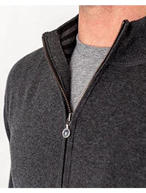 Linksoul Cotton-Cashmere Quarter-Zip Sweater