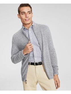 Men's Full-Zip Cashmere Sweater, Created for Macy's