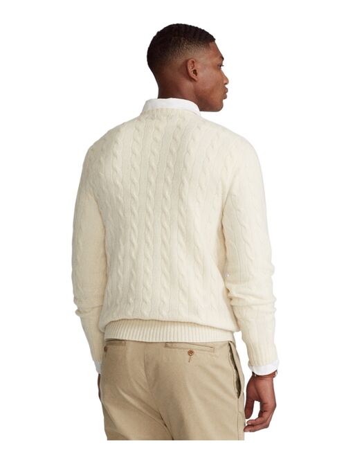 Polo Ralph Lauren Men's Cable Wool-Cashmere Sweater
