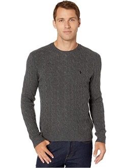 Cable Wool-Cashmere Sweater