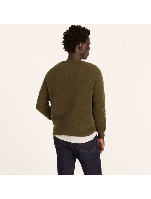J.Crew Cashmere waffle crewneck sweater