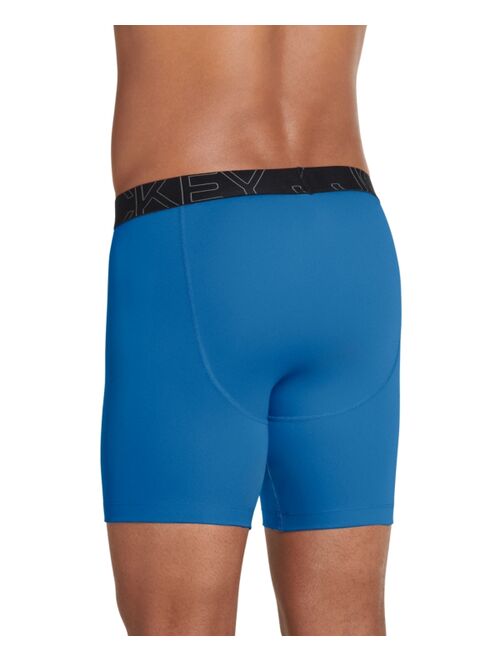 Jockey Men's 4-Pk. ActiveBlend Midway Moisture-Wicking Long Leg Boxer Briefs