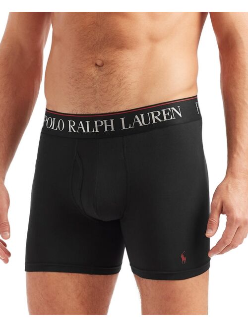 Polo Ralph Lauren Men's 4D Flex Cooling Microfiber Pocket Boxer Briefs