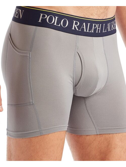 Polo Ralph Lauren Men's 4D Flex Cooling Microfiber Pocket Boxer Brief