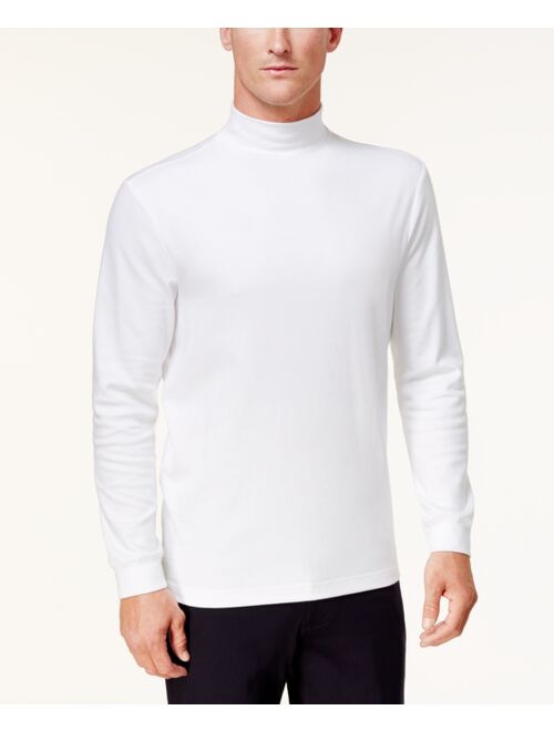 Club Room Men's Solid Mock Neck Turtleneck Shirt, Created for Macy's