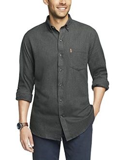 Men's Slim Fit Advantage Performance Flannel Long Sleeve Stretch Button Down Shirt