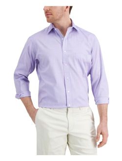 Men's Classic/Regular Performance Pinpoint Dress Shirt, Created for Macy's