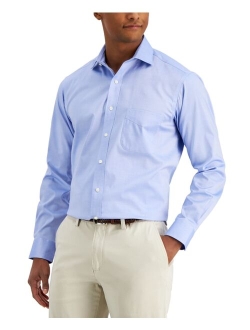Men's Classic/Regular Performance Pinpoint Dress Shirt, Created for Macy's