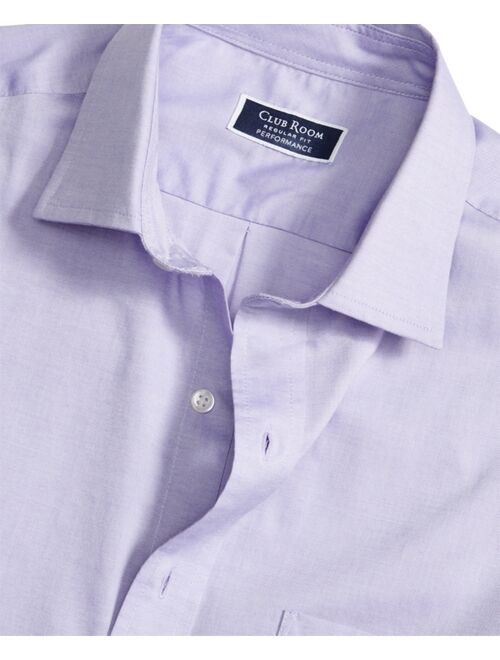 Club Room Men's Classic/Regular Performance Pinpoint Dress Shirt, Created for Macy's