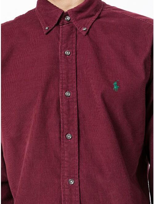 Polo Ralph Lauren embroidered-logo cotton shirt
