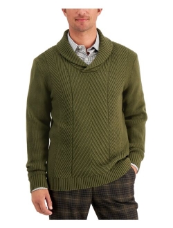 Men's Chunky Shawl Neck Sweater, Created for Macy's