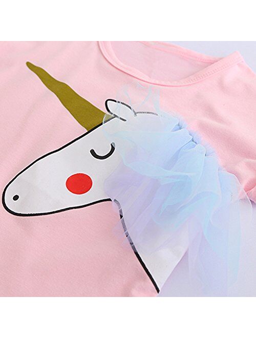 TTYAOVO Little Girls Casual Holiday Dress Outfits Sets