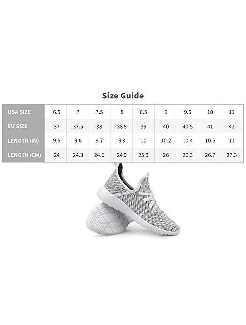 Flysocks Slip On Sneakers for Women-Memory Foam Lightweight and Comfortable Walking Shoes Suitable for Leisure Travel and Work White 11