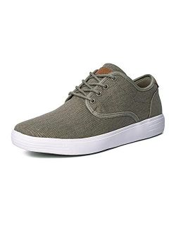 Men's Canvas Fashion Sneakers-Casual Walking Shoes