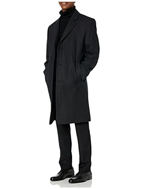 LONDON FOG mens Signature Wool Blend Top Coat