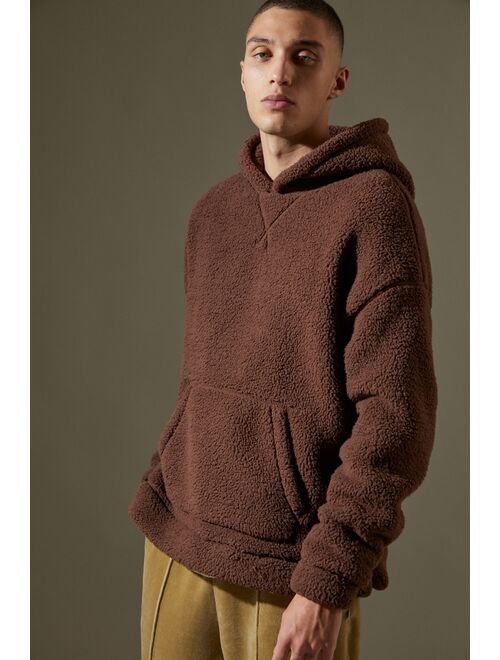 Urban outfitters Cozy Sherpa Oversized Hoodie Sweatshirt