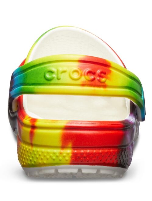 Crocs Big Kids Classic Tie-Dye Graphic Clog Shoes from Finish Line