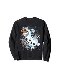 Frozen Olaf Dancing In The Snowflakes Sweatshirt