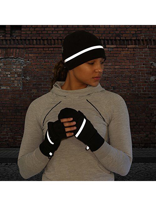 TrailHeads Power Stretch Convertible Mittens - Women’s Fingerless Gloves