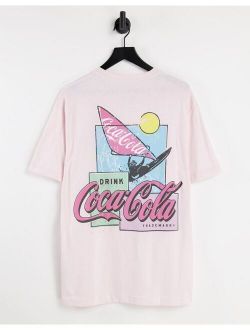 vintage Coca Cola t-shirt in pink