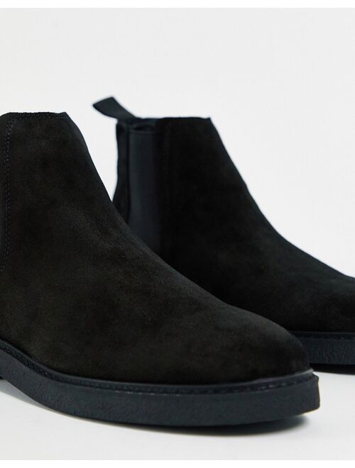 Pull&Bear chelsea boots in black