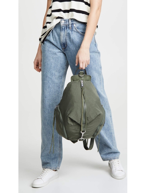 Rebecca Minkoff Women's Julian Nylon Backpack, Olive, Green, One Size
