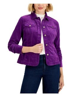 Corduroy Button-Down Jacket, Created for Macy's