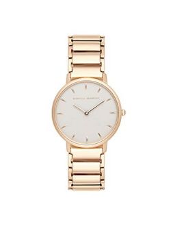 Women's Quartz Watch with Stainless Steel Strap, Rose Gold, 16 (Model: 2200260)