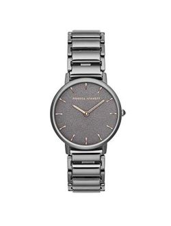 Women's Quartz Watch with Stainless Steel Strap, Grey, 16 (Model: 2200261)