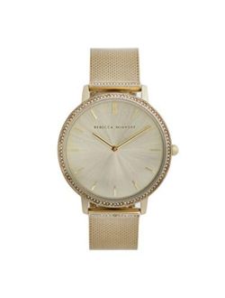 Women's Major Quartz Watch with Stainless Steel Strap, Gold Plated, 16 (Model: 2200392)