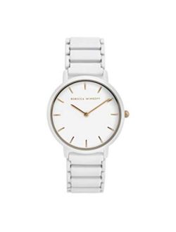Women's Major Quartz Watch with Stainless Steel Strap, White, 16 (Model: 2200395)