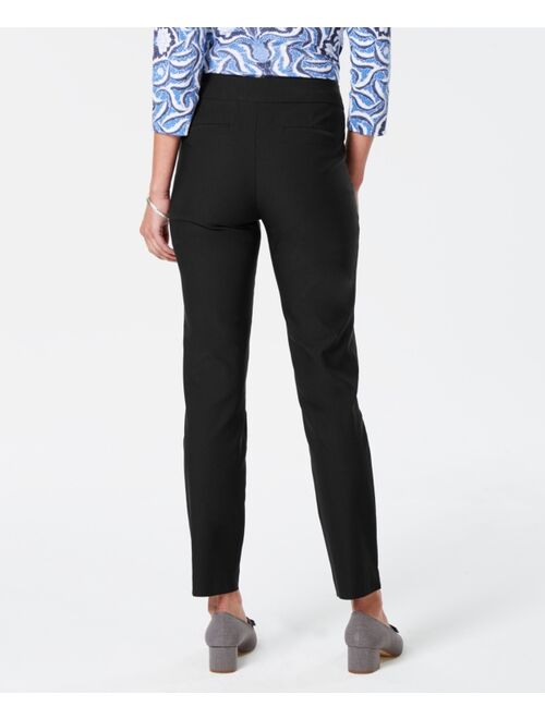 Charter Club Cambridge Skinny Pull-On Tummy-Control Pants, Regular and Short Lengths, Created for Macy's