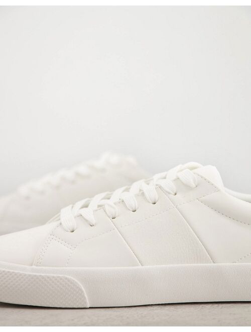 Pull&Bear sneaker in white