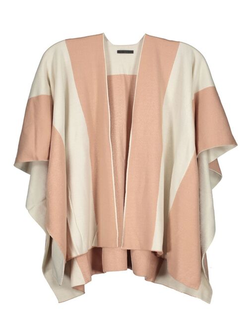 Rebecca Minkoff Women's Color Block Reversible Ruana