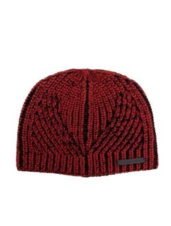 Women's Two Tone Rib Beanie