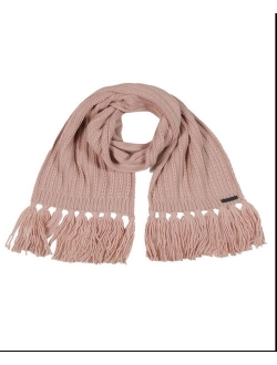 Women's Ribbed Fringe Scarf