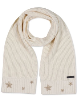 Embroidered Star Scarf