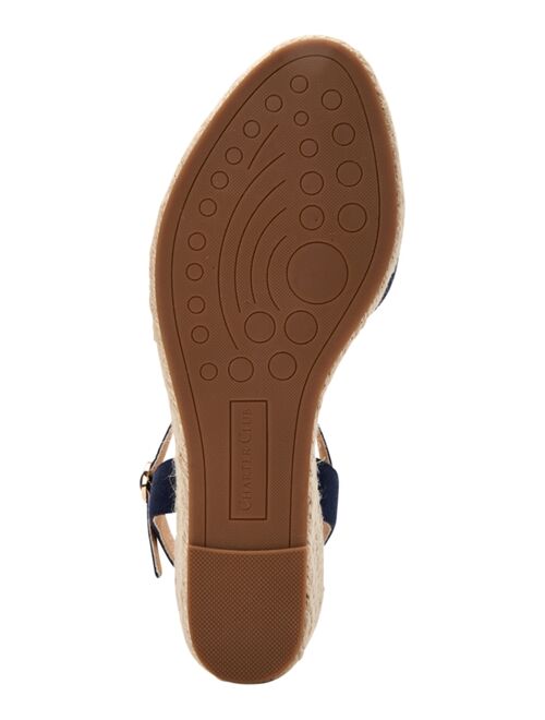 Charter Club Luchia Platform Wedge Sandals, Created for Macy's