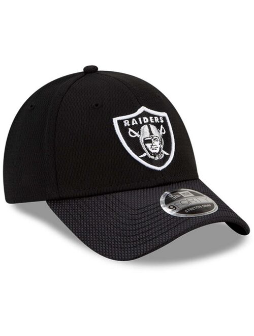 New Era Youth Girls and Boys Black Las Vegas Raiders 2021 NFL Sideline Home 9Forty Adjustable Hat