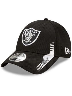 Youth Girls and Boys Black Las Vegas Raiders 2021 NFL Sideline Home 9Forty Adjustable Hat